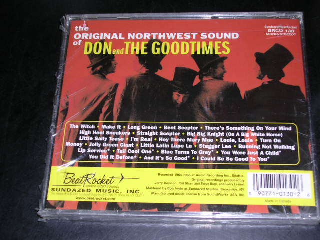 画像: DON & THE GOOD TIMES - THE ORIGINAL NORTHWEST SOUND OF / 2002 US SEALED  CD