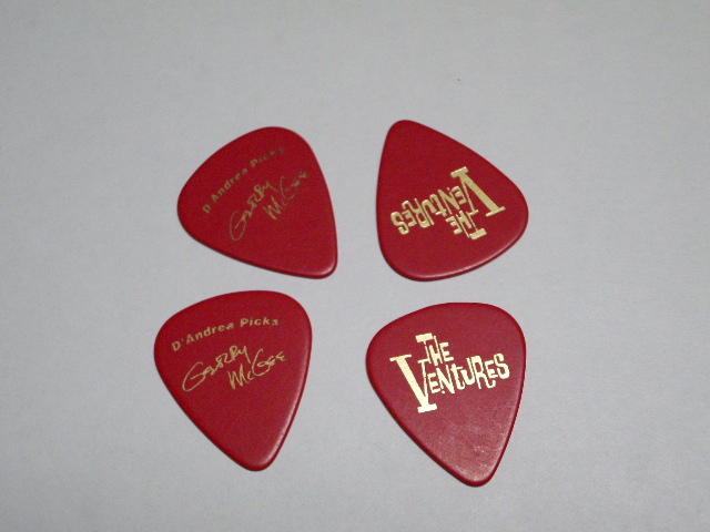 画像1: THE VENTURES PICK SET GERRY McGEE X 4 COPIES of RED