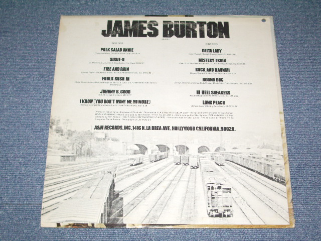 画像: JAMES BURTON - JAMES BURTON ( Ex+/MINT-)  / 1971 US ORIGINAL "WHITE LABEL PROMO" Used LP 