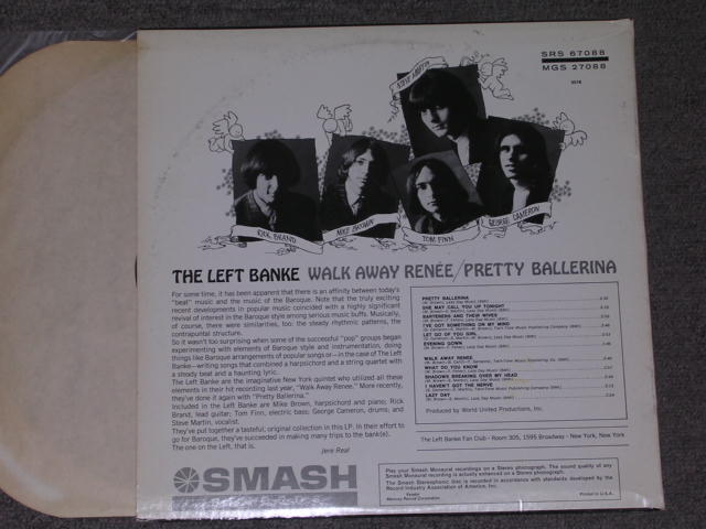 画像: THE LEFT BANKE - WALK AWAY RENEE & PRETTY BALLERINA / 1970s  US REISSUE LP LP 