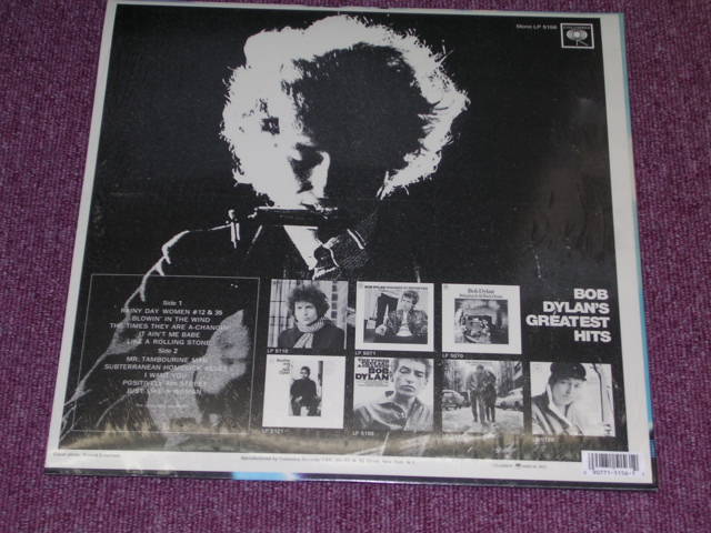 画像: BOB DYLAN -  GREATEST HITS / US REISSUE LIMITED "180 Gram" "BRAND NEW SEALED" LP