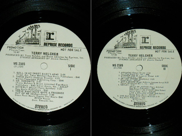 画像: TERRY MELCHER -  TERRY MELCHER ( Ex/MINT- ) / 1974 US ORIGINAL WHITE LABEL PROMO LP 