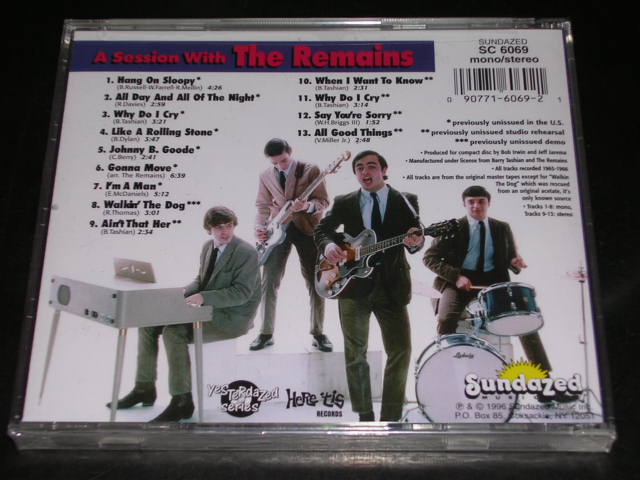 画像: THE REMAINS - A SESSION WITH   / 1996 US SEALED CD 