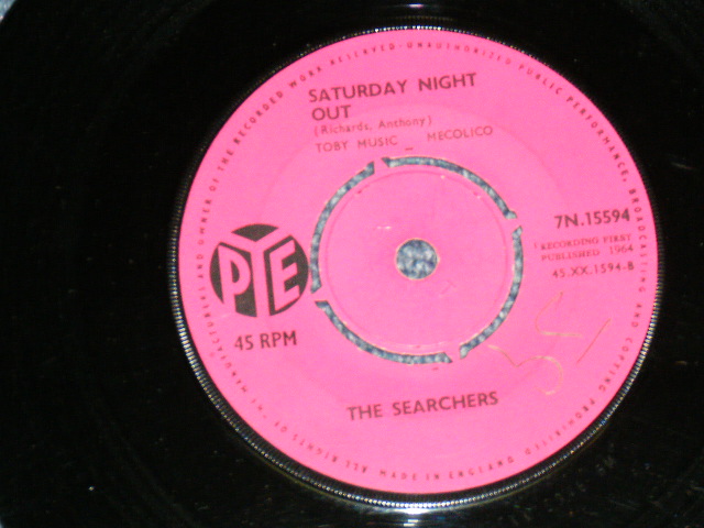 画像: THE SEARCHERS - NEEDLES AND PINS ( Ex+++/Ex+++ )  / 1964 UK ENGLAND ORIGINAL Used 7" Single 