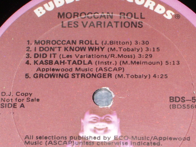 画像: LE VARIATIONS - MOROCCAN ROLL  / 1974  US ORIGINAL LP 