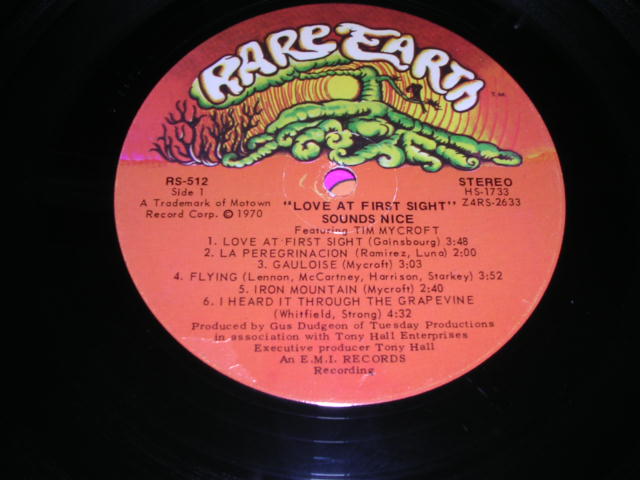 画像: SOUNDS NICE - LOVE AT FIRST SIGHT / 1970 US ORIGINAL LP With SHRINK WRAP 