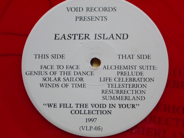 画像: EASTER ISLAND - EASTER ISLAND  / 1977  US REISSUE RED WAX VINYL LP