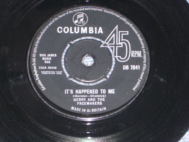 画像: GERRY & THE PACEMAKERS - I LIKE IT / 1963  UK ORIGINAL 7"SINGLE