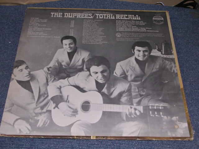 画像: DUPREES - TOTAL RECALL / 1968 US ORIGINAL LP 
