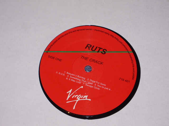 画像: RUTS  - THE CRACK  / UK REISSUE NEW  LP 