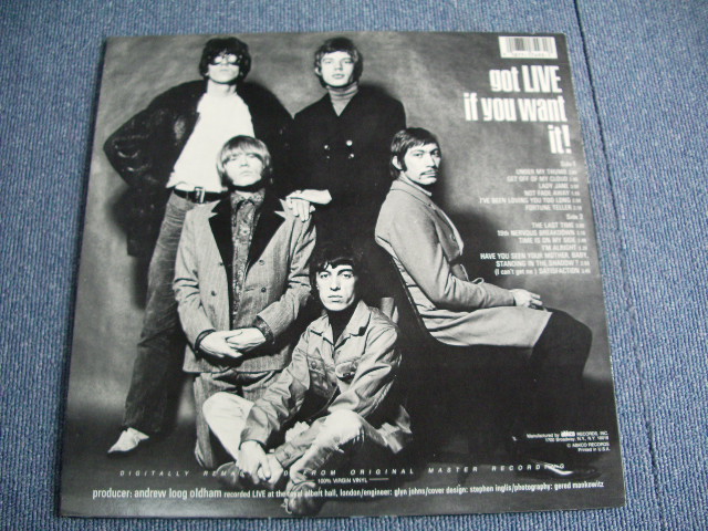 画像: ROLLING STONES - GOT LIVE IF YOU WANT IT  /  US REISSUE Brand New Opened Style  LP