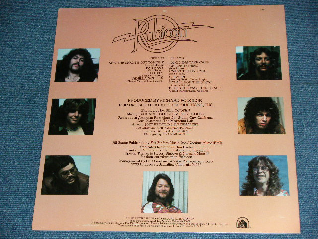 画像: RUBICON - RUBICON (Ex+/MINT-) / 1978 US ORIGINAL  Used  LP 