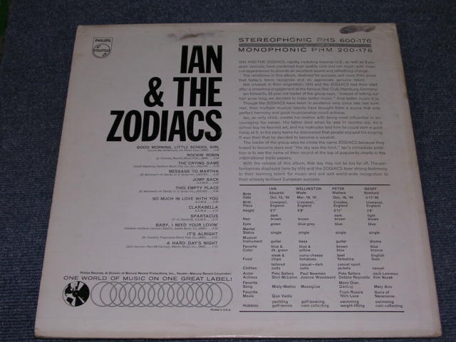 画像: IAN & THE ZODIACS - IAN & THE ZODIACS / 1965 US ORIGINAL STEREO LP