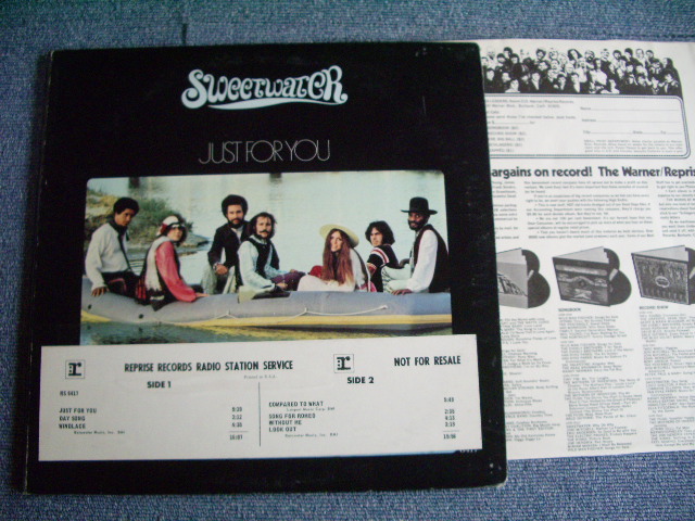 画像1: SWEETWATER - JUST FOR YOU /  1971 US ORIGINAL WHITE LABEL PROMO LP