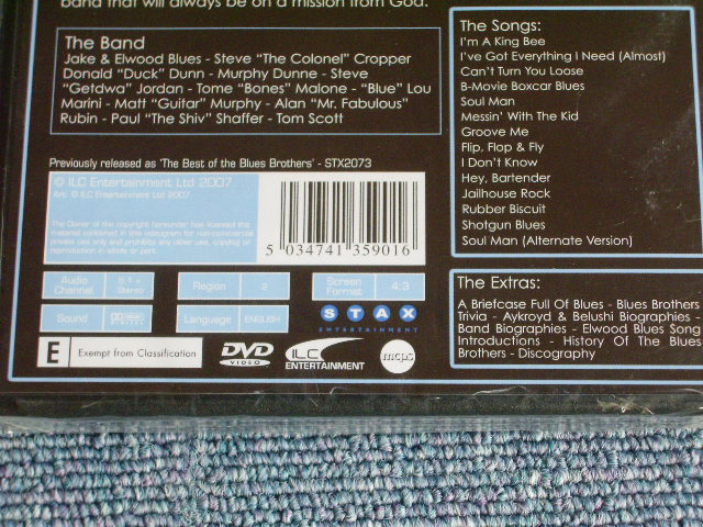 画像: THE BLUES BROTHERS - IN CONCERT THE BEST OF  / 2007 EUROPE Brand New Sealed DVD   PAL SYSTEM  