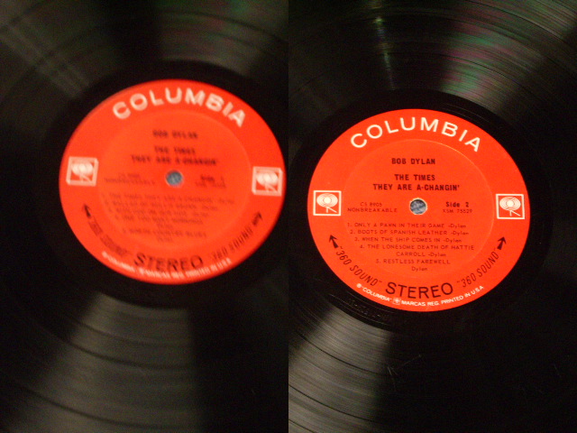 画像: BOB DYLAN - THE TIMES THEY ARE A CHANGIN' (With SONG SHEET : Ex-/Ex++) /  1964 US ORIGINAL STEREO LP
