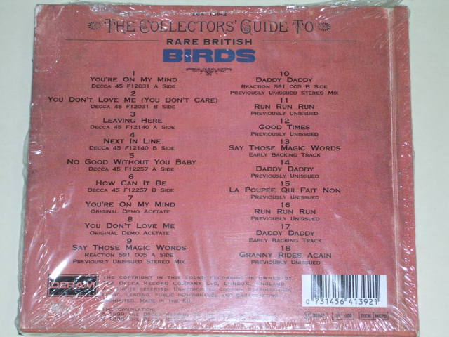 画像: BIRDS - THE COLLECTOR'S GUIDE TO RARE BRITISH BIRDS / 1999 UK SEALED  CD