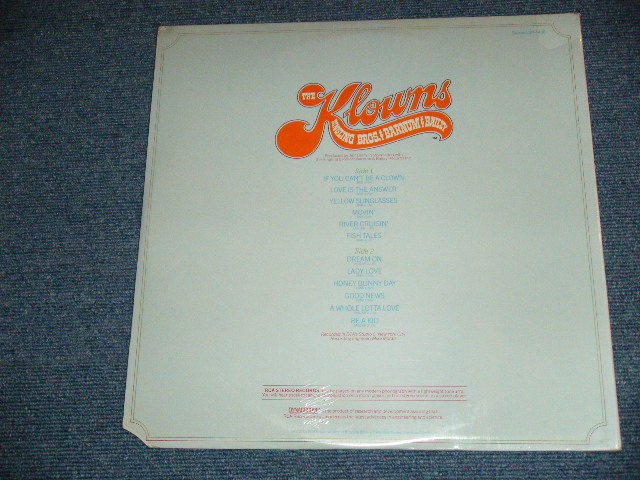 画像: THE KLOWNS - THE KLOWNS / 1970 ? US ORIGINAL Brand New Sealed LP 