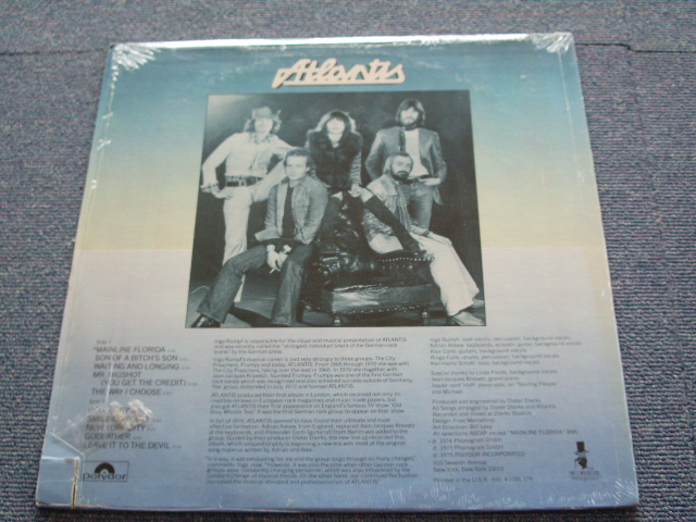 画像: ATLANTIS - ATLANTIS / 1975 US ORIGINAL LP 