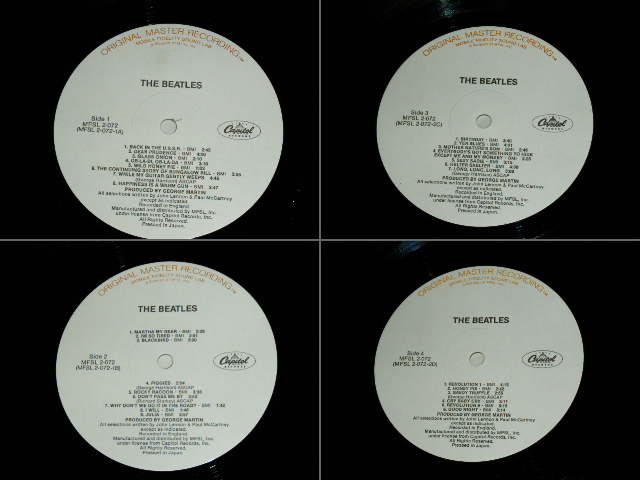 画像: THE BEATLES  - WHITE ALBUM  / 1982 US HALF SPEED MASTER MOBILE FIDELITY Used 2 LP