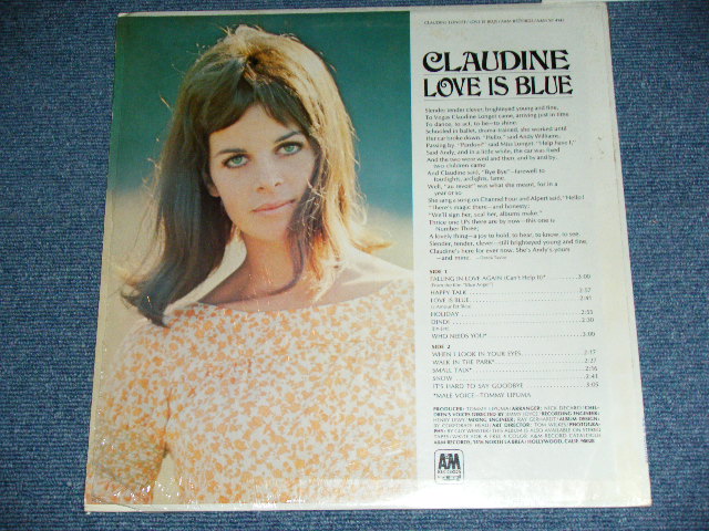 画像: CLAUDINE LONGET - LOVE IS BLUE (Ex+/VG+++ EDSP) / 1967 US ORIGINAL "WHITE LABEL PROMO" "PROMO ONLY MONO" Used LP