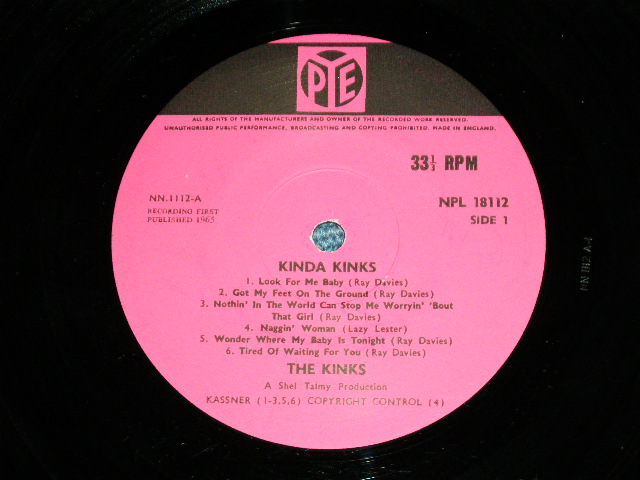 画像: THE KINKS - KINDA KINKS ( Ex++,Ex+/Ex++ )/ 1965 UK ORIGINAL MONO LP 