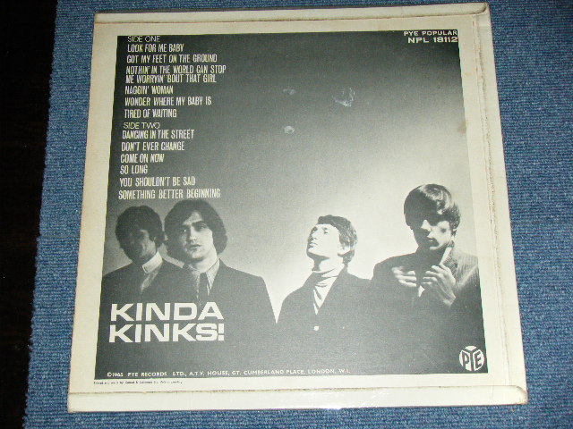 画像: THE KINKS - KINDA KINKS ( Ex++,Ex+/Ex++ )/ 1965 UK ORIGINAL MONO LP 