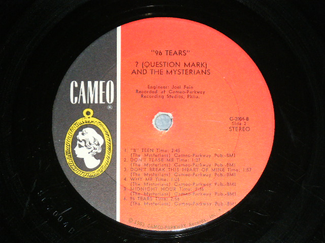 画像: ? QUESTION MARK and The MYSTERIANS - 96 TEARS  / 1966 US ORIGINAL STEREO Used LP 