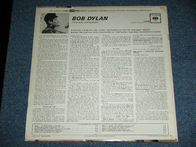 画像: BOB DYLAN - BOB DYLAN  /  1965 US RELEASED VERSION 360 Sound in WHITE  STEREO Used  LP