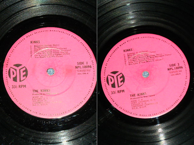 画像: THE KINKS -  KINKS ( VG++/Ex+ ) / 1964 UK ORIGINAL MONO Used LP 