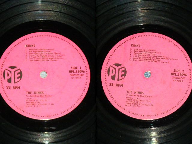 画像: THE KINKS -  KINKS ( VG+++/Ex+ ) / 1964 UK ORIGINAL MONO Used LP 