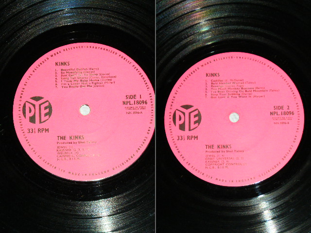 画像: THE KINKS -  KINKS ( Ex++/Ex+++ ) / 1964 UK ORIGINAL MONO Used LP 