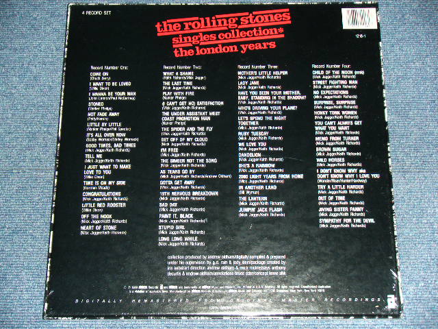 画像: THE ROLLING STONES - SINGLE COLLECTION THE LONDON YEARS  / 1989 US ORIGINAL Brand New SEALED 4 LP's Box Set + BOOK