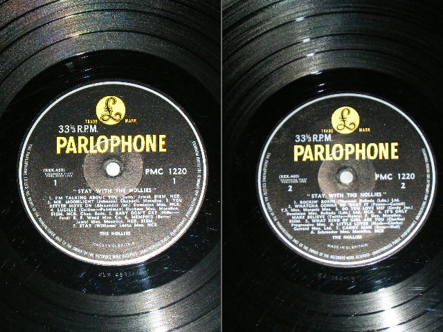 画像: THE HOLLIES - STAY WITH THE HOLLIES ( VG+++/Ex+++ )  / 1964 UK ORIGINAL "YELLOW PARLOPHONE" MONO  LP 