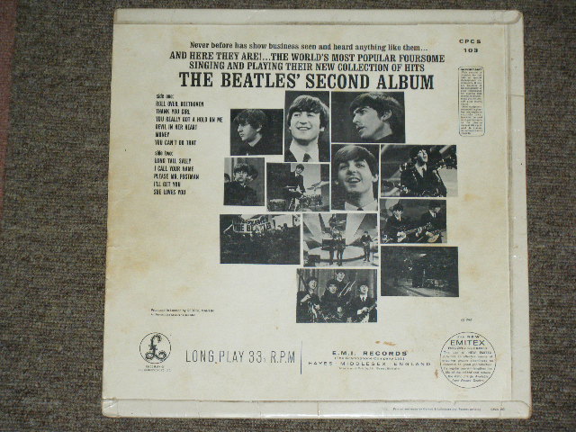 画像: THE BEATLES - SECOND ALBUM ( VG/VG+++ ) / 1966 UK EXPORT  Yellow Parlophone STEREO LP