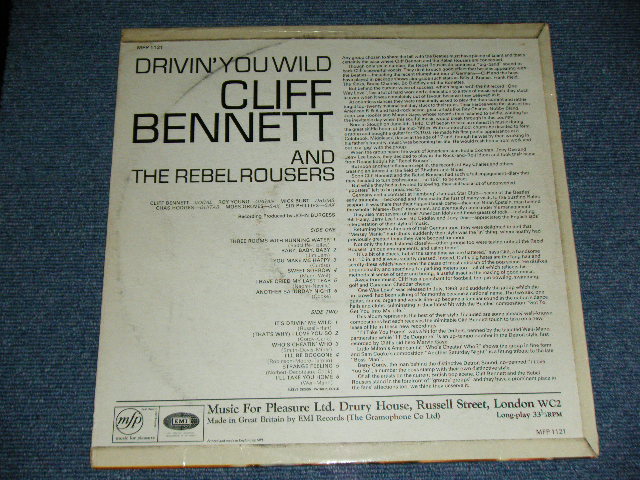 画像: CLIFF BENNETTE & THE REBEL ROUSERS - DRIVIN' YOU WILD / 60's UK REISSUE MONO Used LP  