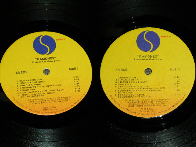 画像: RAMONES  -  RAMONES / 1976 US ORIGINAL Used LP 
