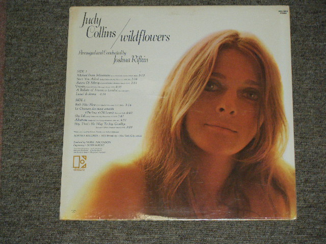 画像: JUDY COLLINS - WILDFLOWERS (Ex++/Ex++ Looks:MINT-) / 1967 US AMERICA ORIGINL "GOLD Label" STEREO Used LP 