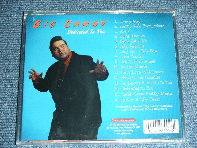 画像: BIG SANDY - DEDICATED TO YOU / 1998 US ORIGINAL BRAND NEW SEALED CD  