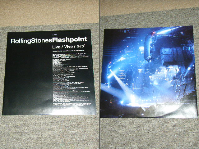 画像: THE ROLLING STONES - FLASHPOINT / 1991 US ORIGINAL Used  LP With BOOKLET 