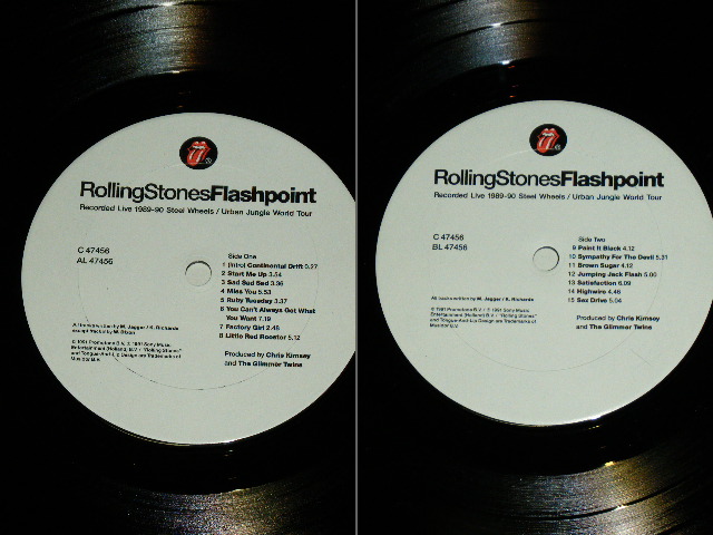 画像: THE ROLLING STONES - FLASHPOINT / 1991 US ORIGINAL Used  LP With BOOKLET 