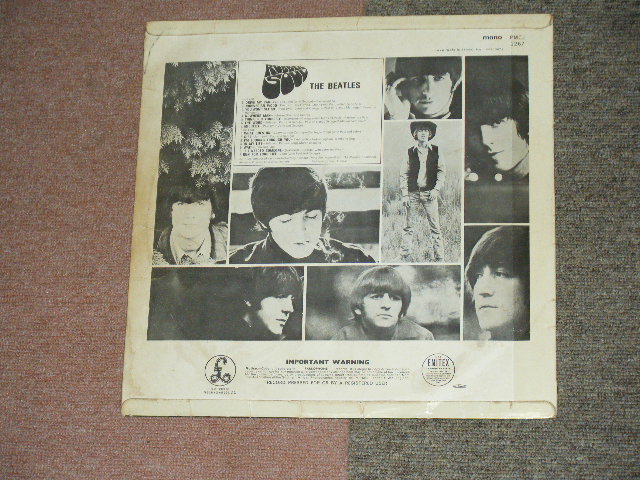 画像: BEATLES - RUBBER SOUL / 1965 SOUTH AFRICAN ORIGINAL MONO Used LP 