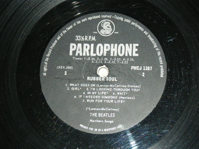 画像: BEATLES - RUBBER SOUL / 1965 SOUTH AFRICAN ORIGINAL MONO Used LP 