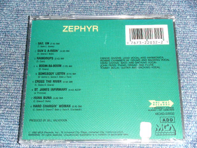 画像: ZEPHYR ( TOMMY BOLIN of DEEP PURPLE ) - ZEPHYR / 1990 US ORIGINAL Brand New  Sealed CD