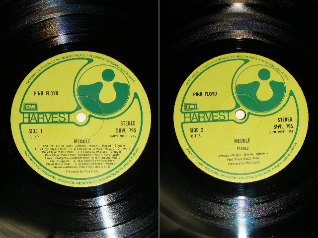 画像: PINK FLOYD - MEDDLE ( Mtrix Number A-6/B-5 : Ex++/Ex+++ ) / 1971 UK ORIGINAL Used LP 