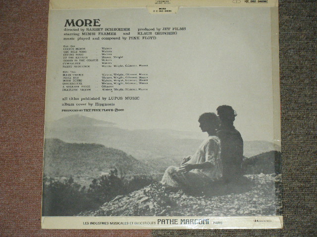 画像: PINK FLOYD - MORE ( Mtrix Number A 21 B / B 21D ) / 1969 FRANCE ORIGINAL 1st PRESS GREEN LABEL Used LP 