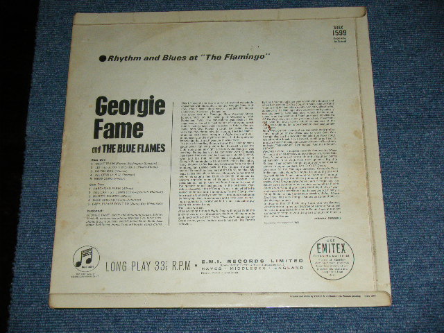 画像: GEORGIE FAME - RHYTHM & BLUES AT THE FLAMINGO ( Ex++,Ex+/Ex++ )  / 1964 UK ORIGINAL MONO Used LP 