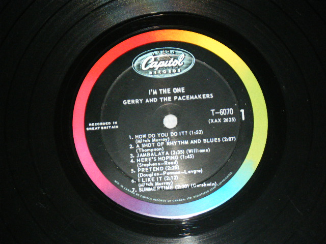 画像: GERRY AND THE PACEMAKERS - I'M THE ONE ( 1st Album : Ex/Ex+ ) / 1963 CANADA ORIGINAL MONO  LP 