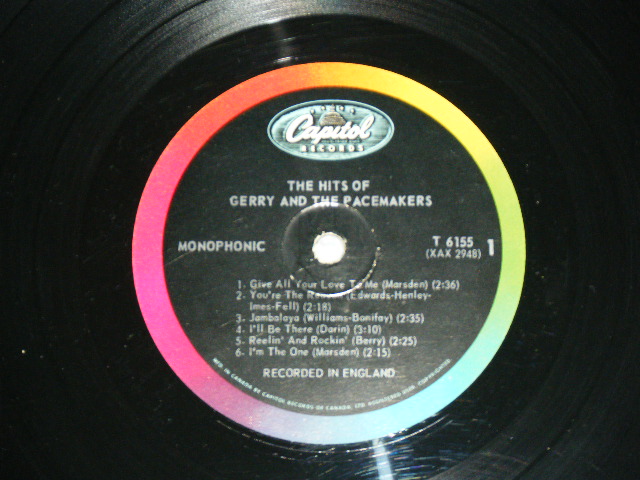 画像: GERRY AND THE PACEMAKERS - THE HITS OF ( Ex-/Ex++ ) / 1966 CANADA ORIGINAL MONO Used LP 