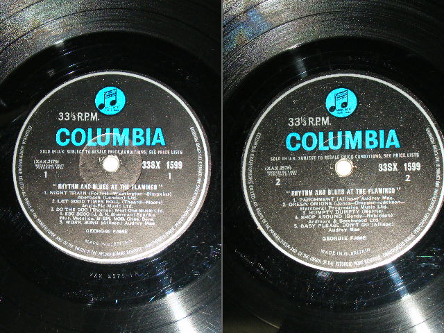 画像: GEORGIE FAME - RHYTHM & BLUES AT THE FLAMINGO ( Ex-/Ex+ )  / 1964 UK ORIGINAL MONO Used LP 